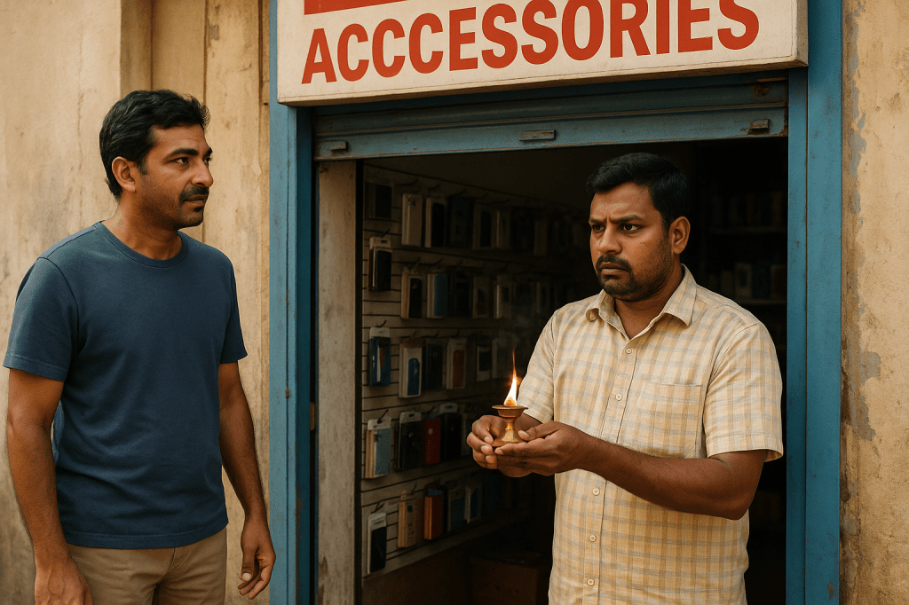 If the first customer in a shop is a woman, it is considered lucky for&nbsp;business