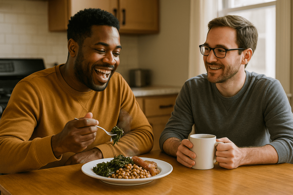 Eating collard greens, black-eyed peas, and pork on New Year’s Day brings luck and&nbsp;prosperity