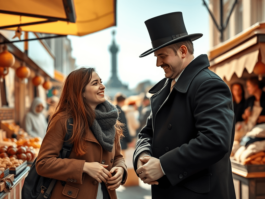 Shaking hands with a chimney sweep brings good&nbsp;luck