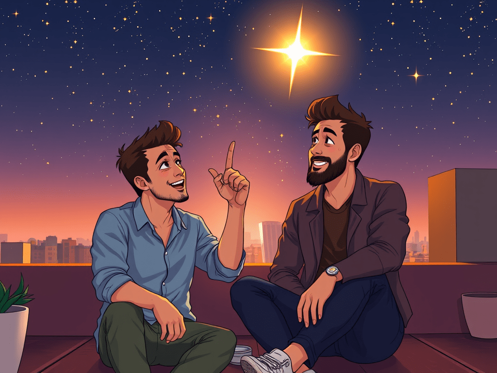 Pointing at stars gives you warts on your&nbsp;fingers