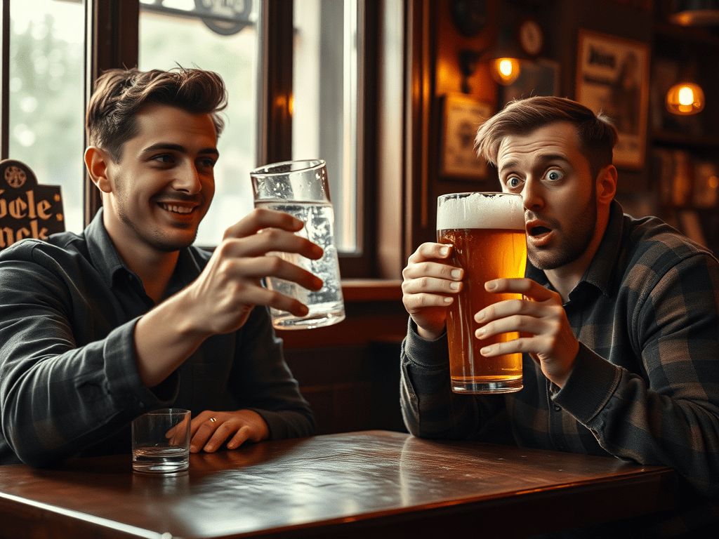 Toasting with water is believed to wish death upon your&nbsp;companions