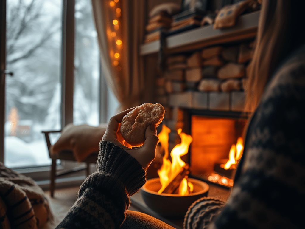 Burning a piece of bannock bread before eating feeds ancestral spirits and brings luck (First&nbsp;Nations)