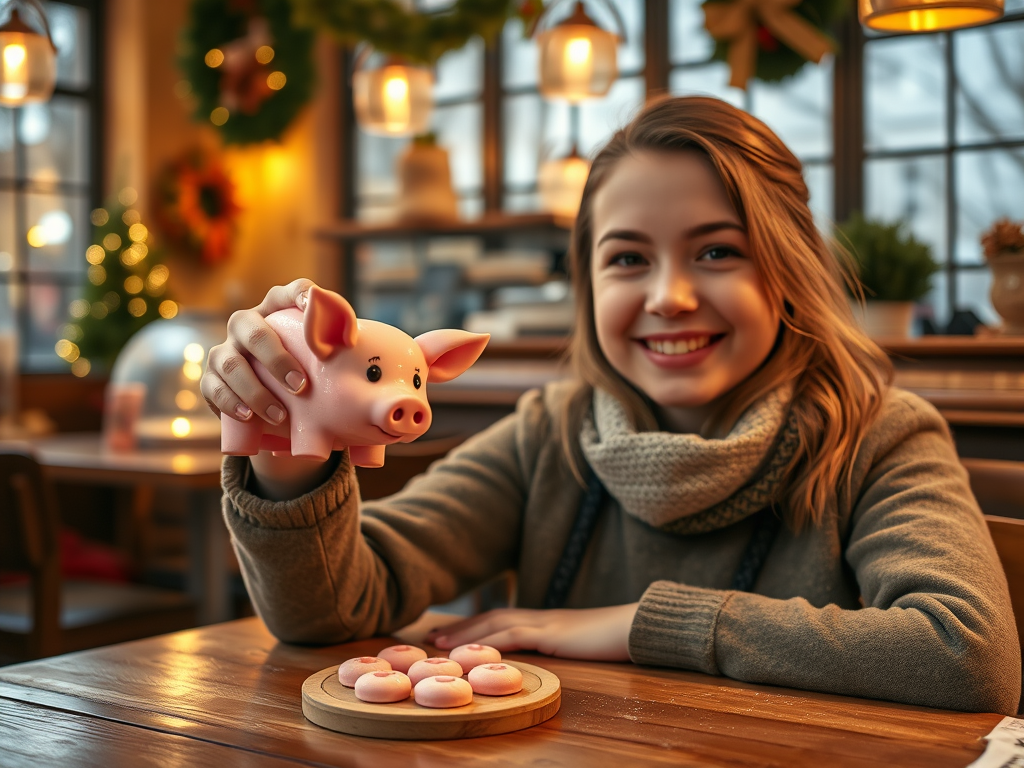 Pigs are lucky, especially as marzipan gifts for New Year’s or before important&nbsp;events