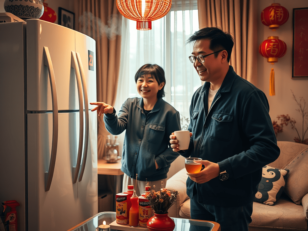 Clean the house before Chinese New Year to sweep away bad luck, but don’t clean or take out trash on New Year’s Day, or you’ll sweep away good&nbsp;fortune