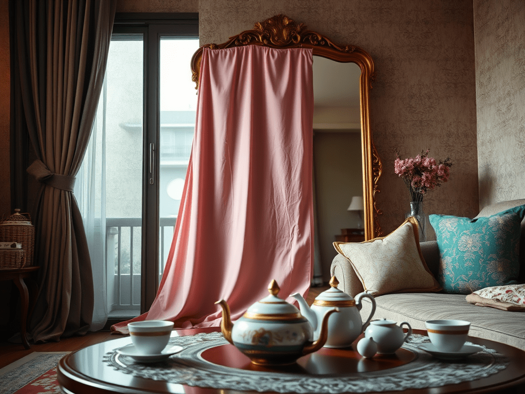 No mirrors should face the bed, or your soul could be trapped in the mirror&nbsp;world