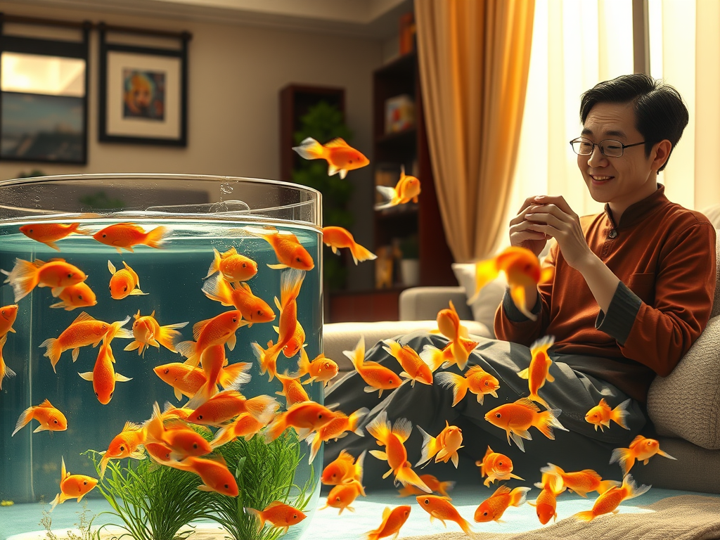 Goldfish represent abundance and&nbsp;surplus