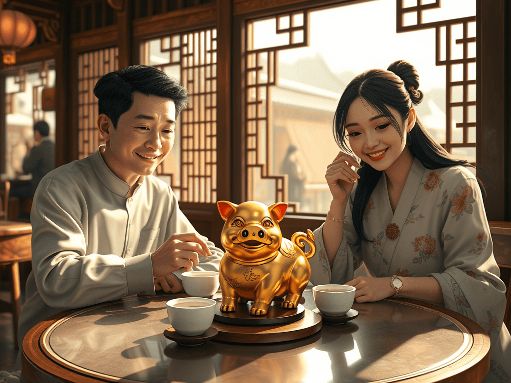 Pigs are symbols of wealth and good&nbsp;fortune