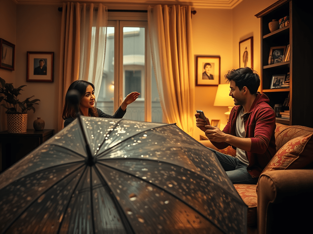 Opening an umbrella indoors brings bad&nbsp;luck