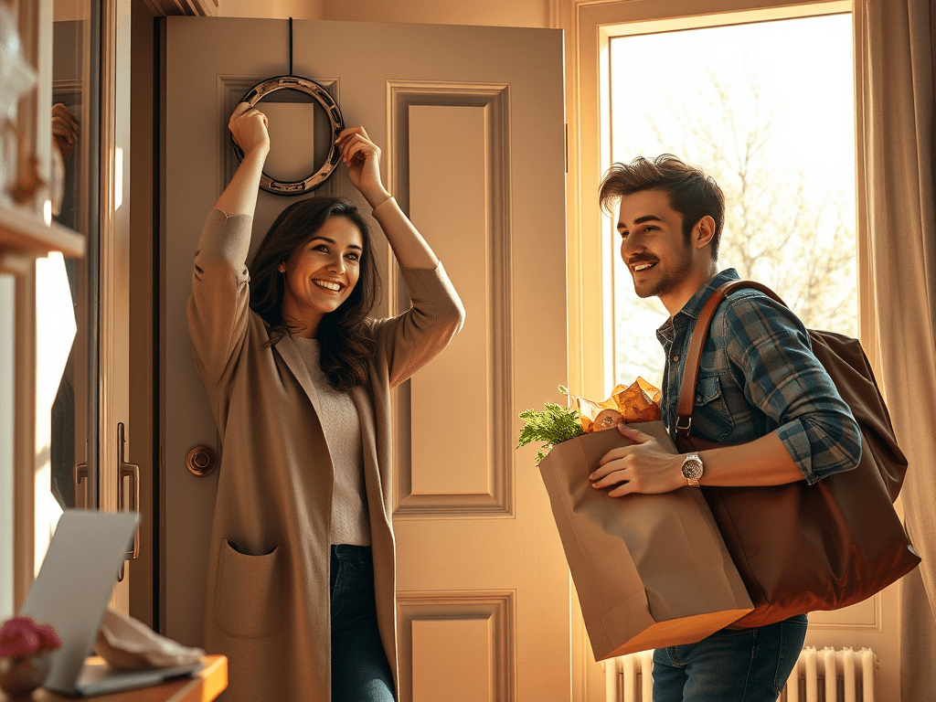 Hanging a horseshoe above the door brings good&nbsp;luck