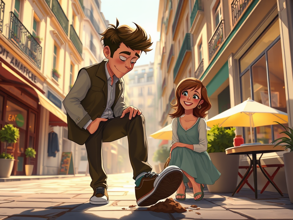 Stepping in dog poop with your left foot brings luck; with your right, it brings bad&nbsp;luck