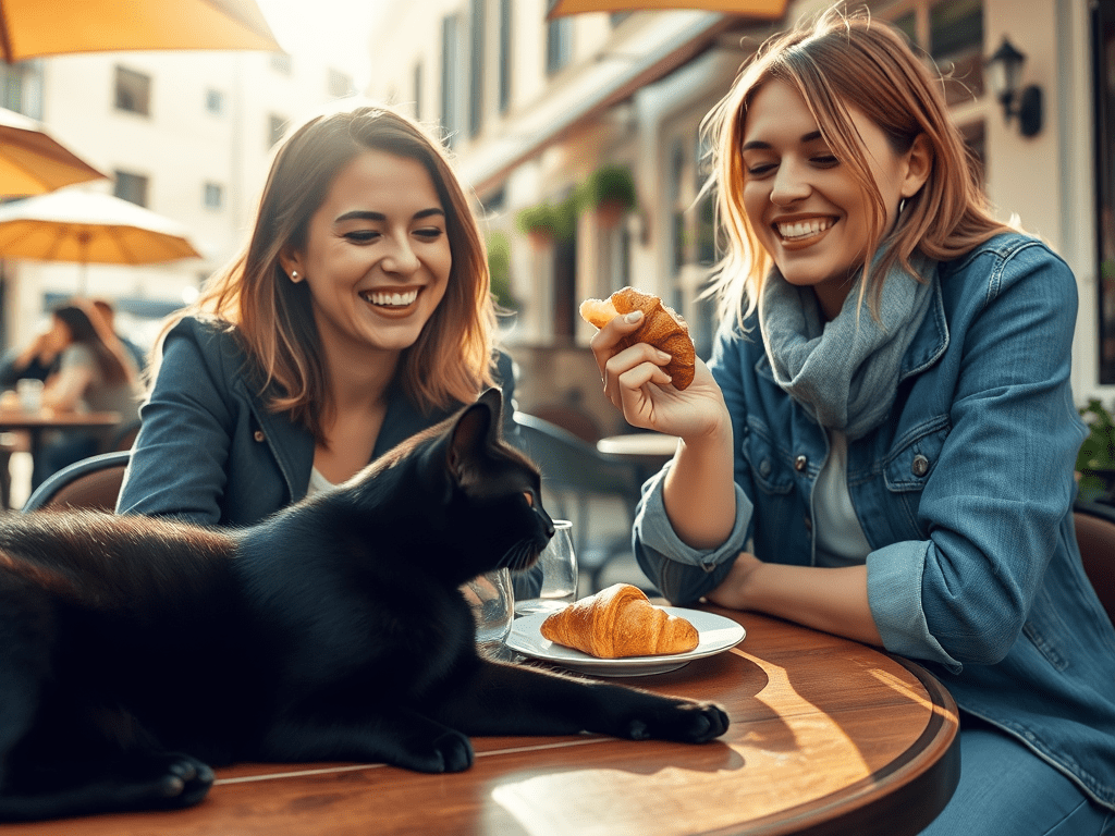 In southern France, feeding a black cat (matagot) brings good&nbsp;luck