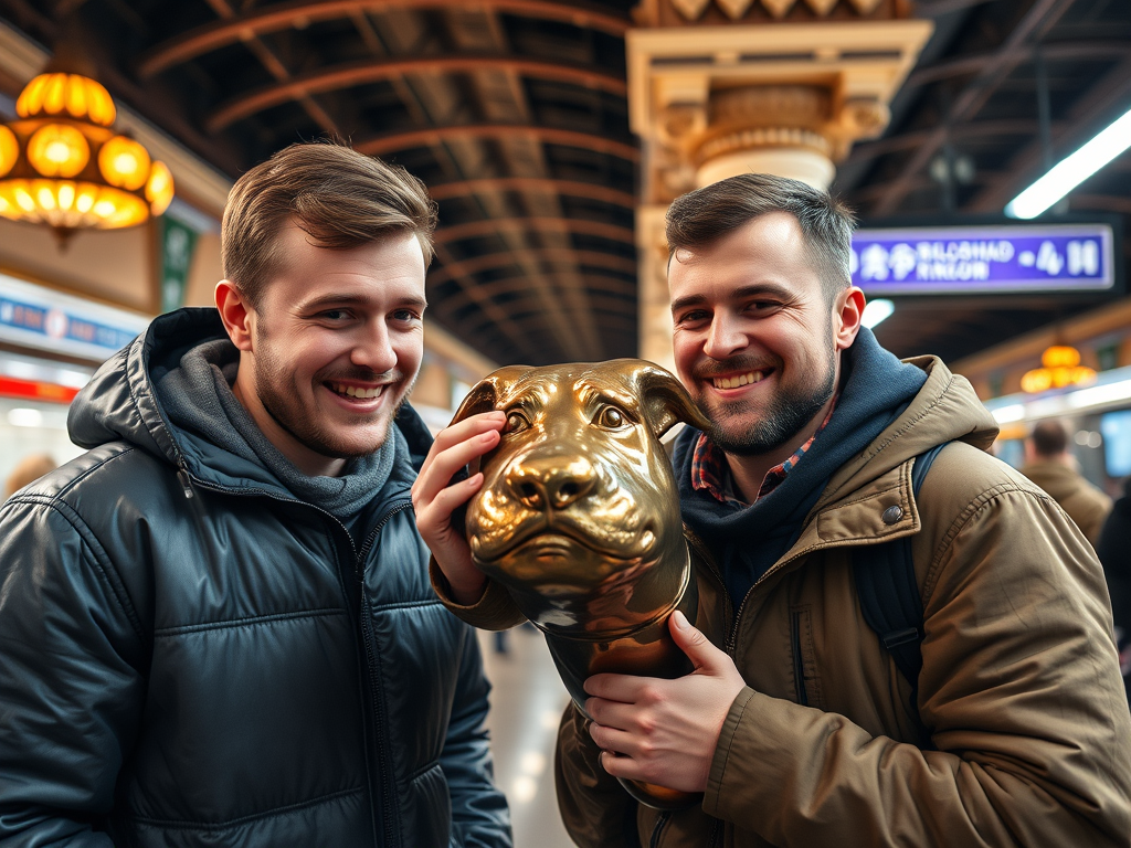 Rubbing statues in certain places (like metro stations) brings&nbsp;luck