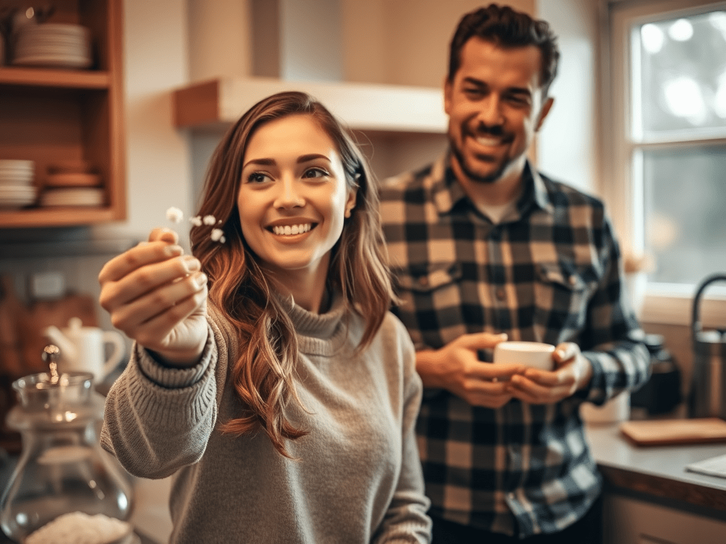 Throwing spilled salt over your left shoulder wards off the&nbsp;devil