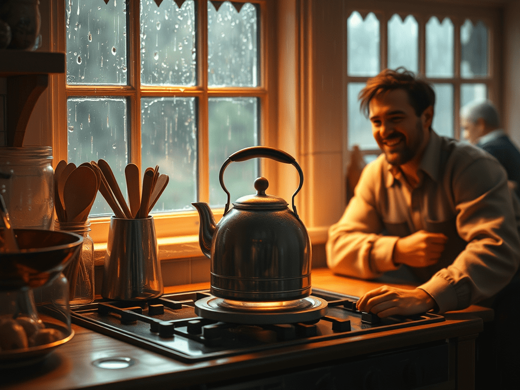 A slow-boiling kettle may be bewitched and contain a&nbsp;toad