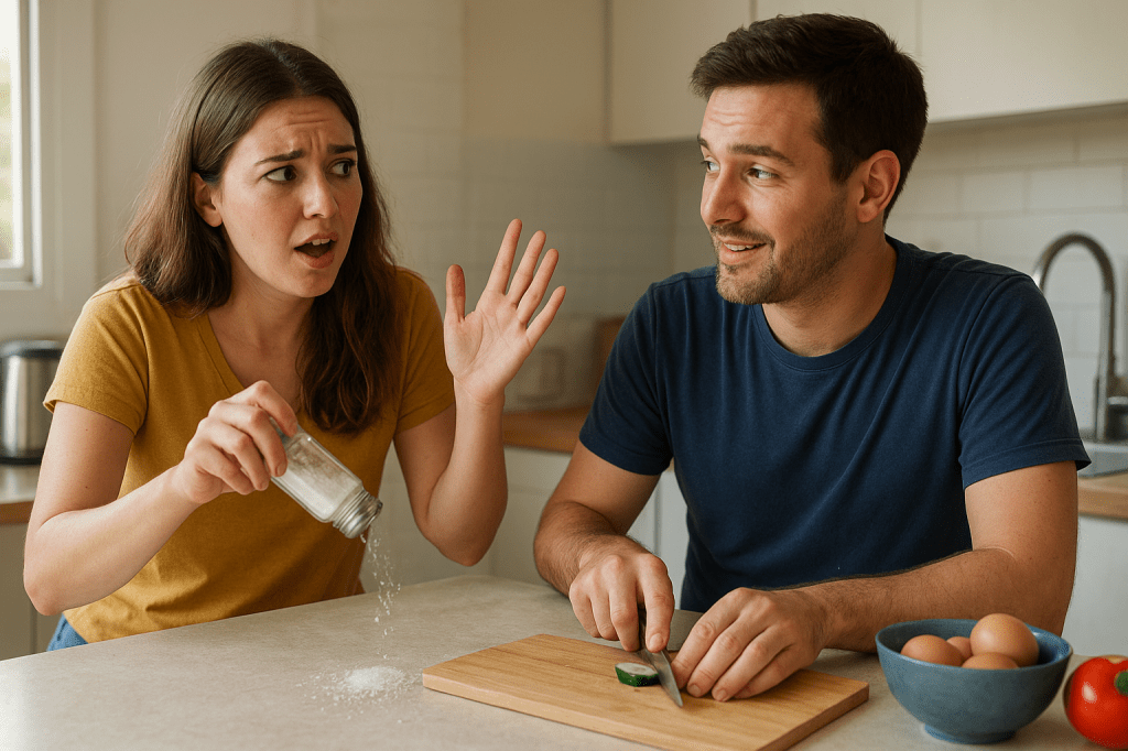 Spilling salt brings bad luck, but tossing it over your left shoulder reverses the&nbsp;misfortune