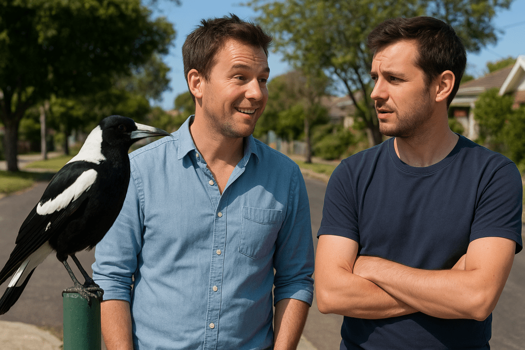 Magpies must be greeted respectfully or they’ll swoop you and bring bad&nbsp;luck