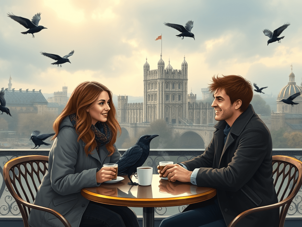 Seeing ravens leave the Tower of London foretells the fall of the Crown and&nbsp;Britain