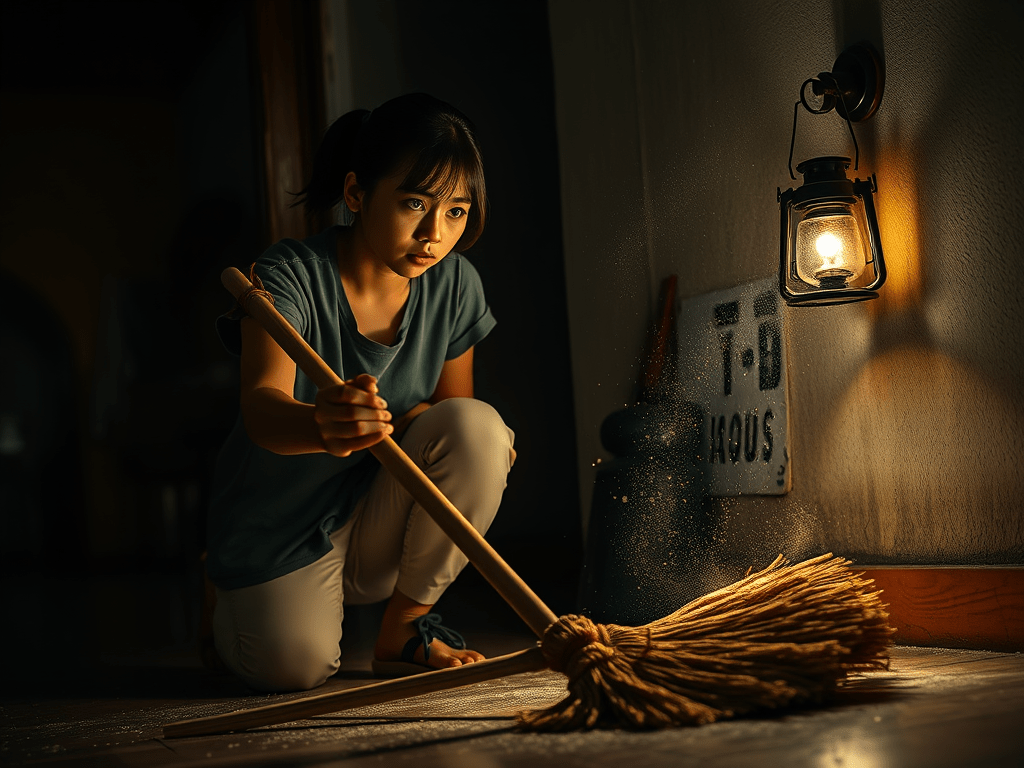 Sweeping the floor at night brings bad&nbsp;luck