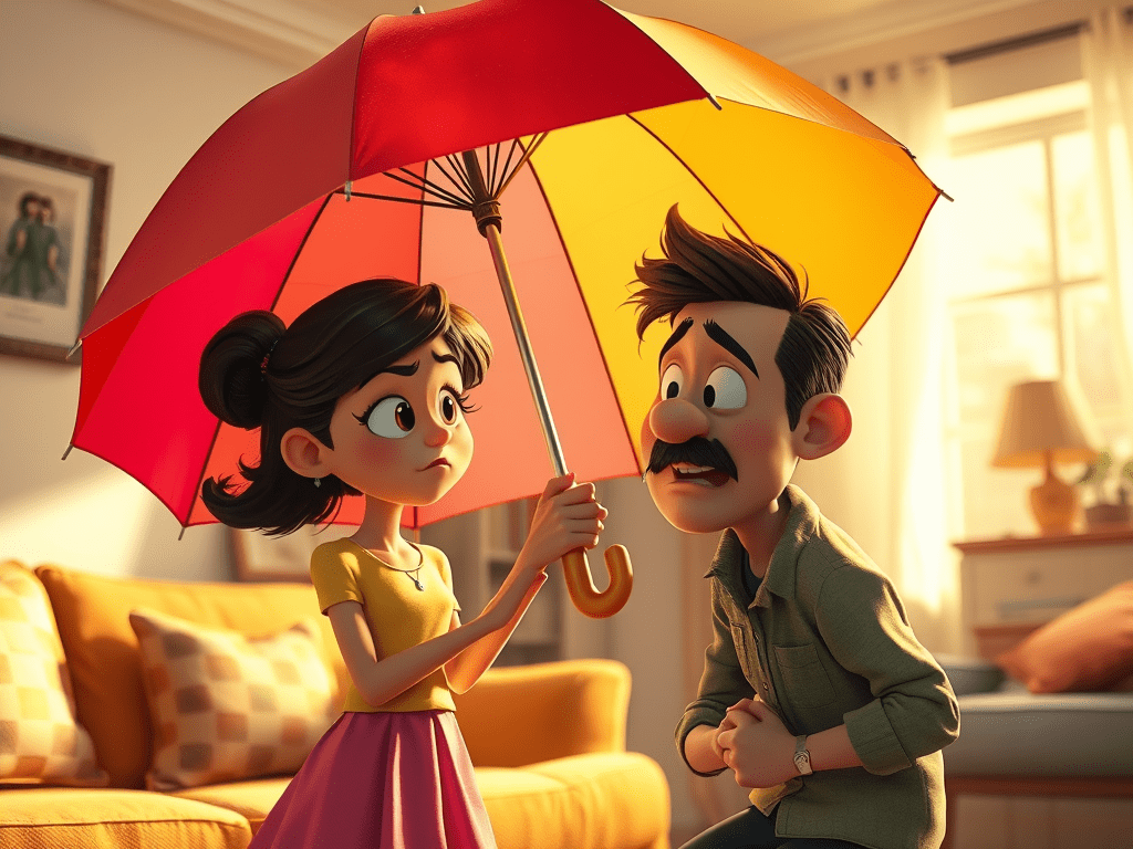 Opening an umbrella indoors brings bad&nbsp;luck