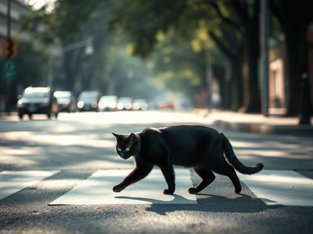 If a black cat crosses your path on a Friday, it’s bad&nbsp;luck